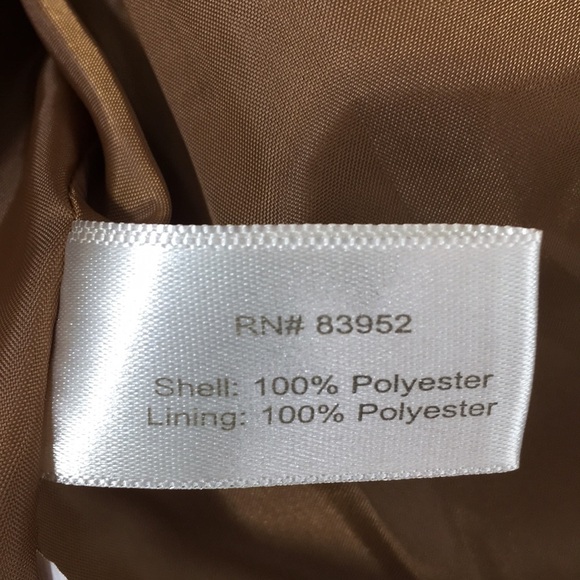 Boston Proper Brown Faux Suede Cropped Jacket Womens‎ 4 Wide Collar - Picture 8 of 11